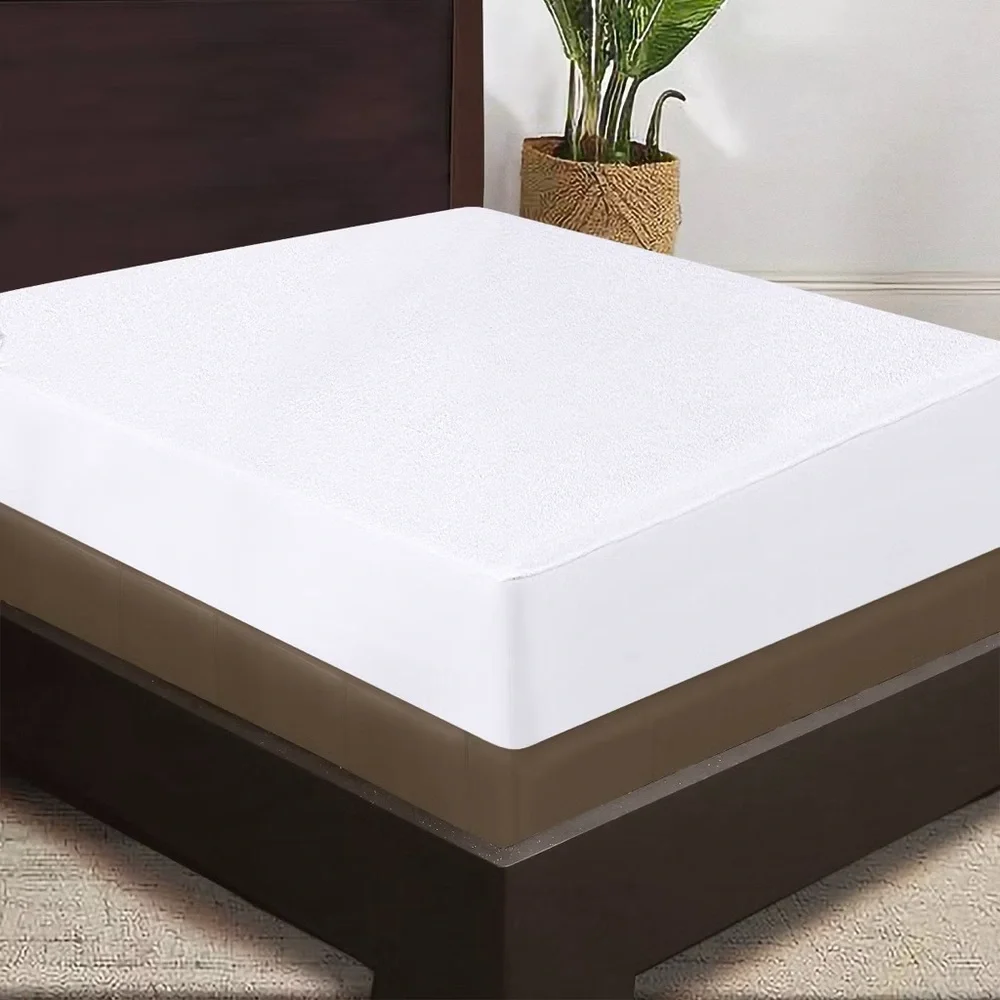 New Utopia Bedding Terry Waterproof Mattress Protector Queen